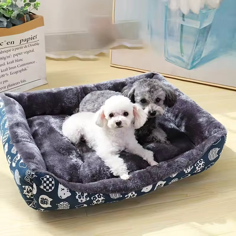 Square Plush Bed