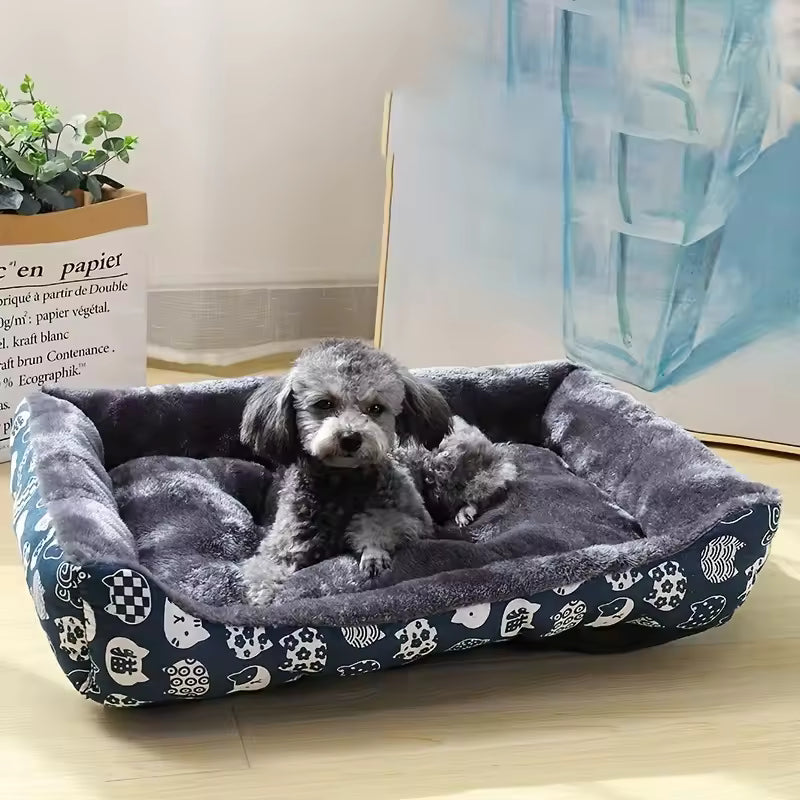 Square Plush Bed