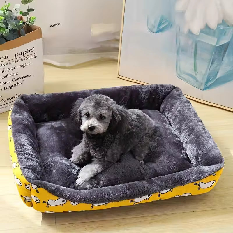 Square Plush Bed