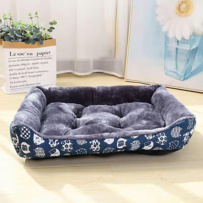 Square Plush Bed