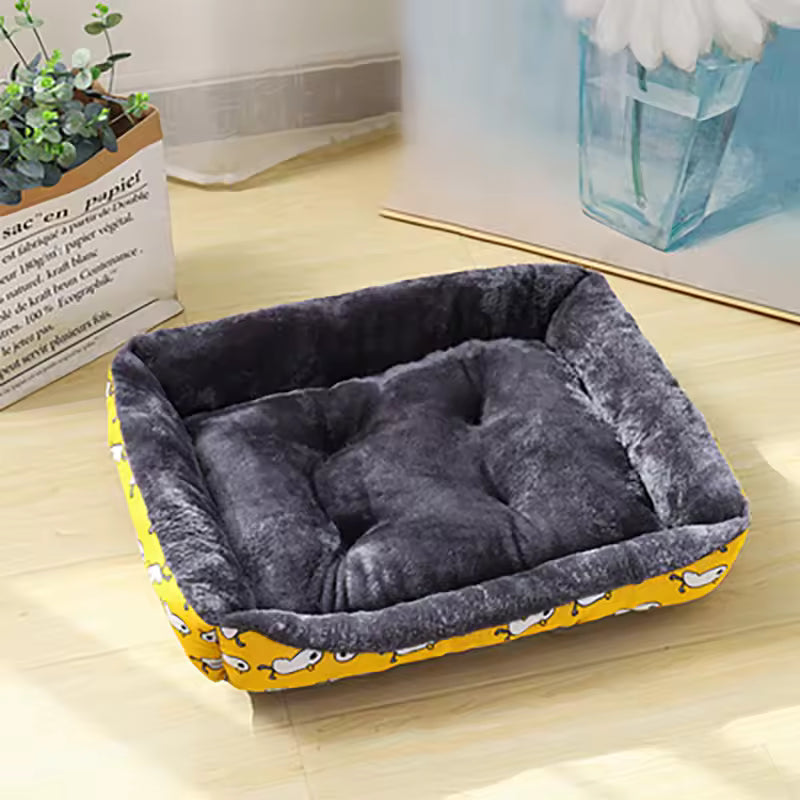Square Plush Bed