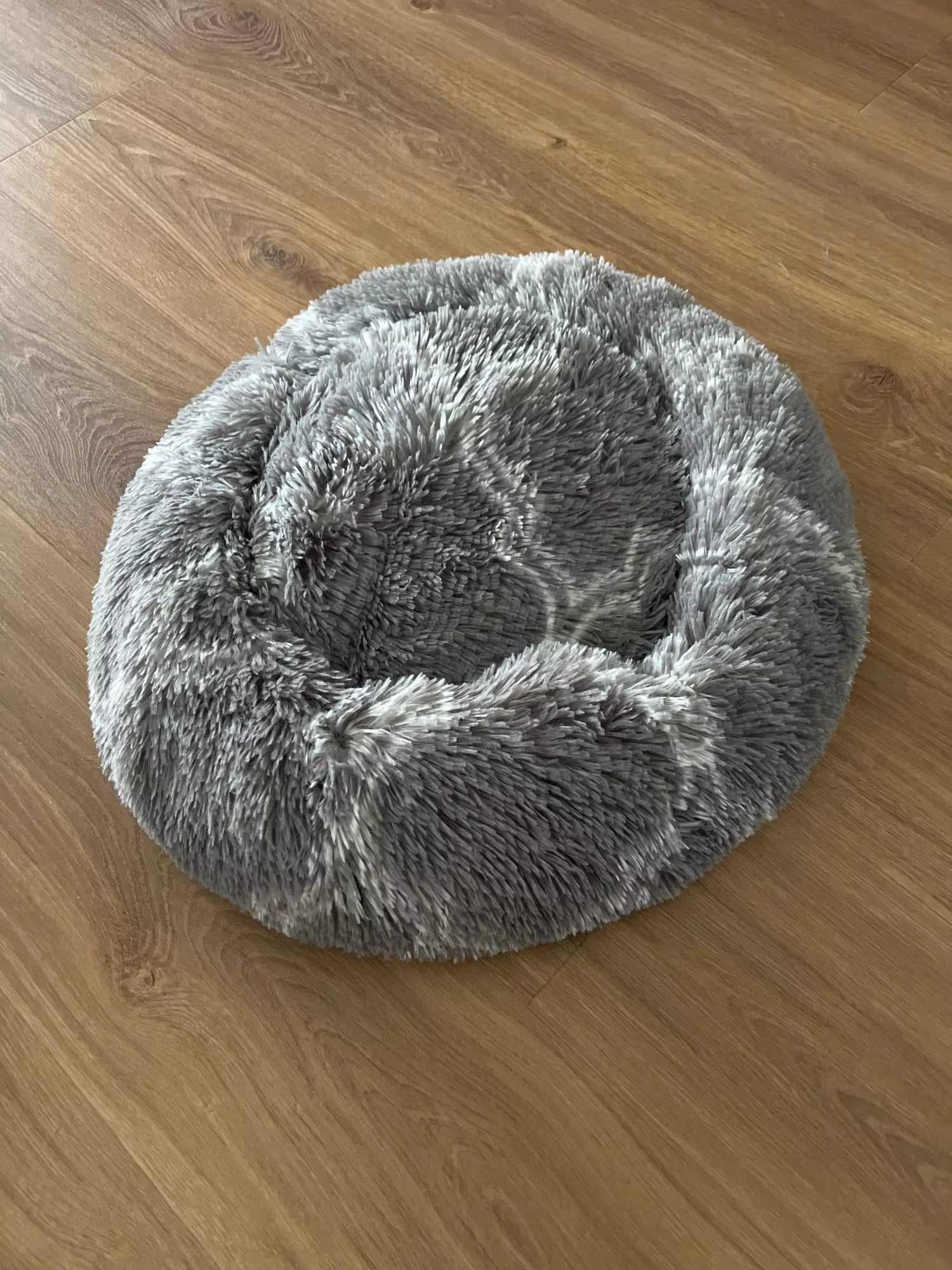 Round Plush Bed