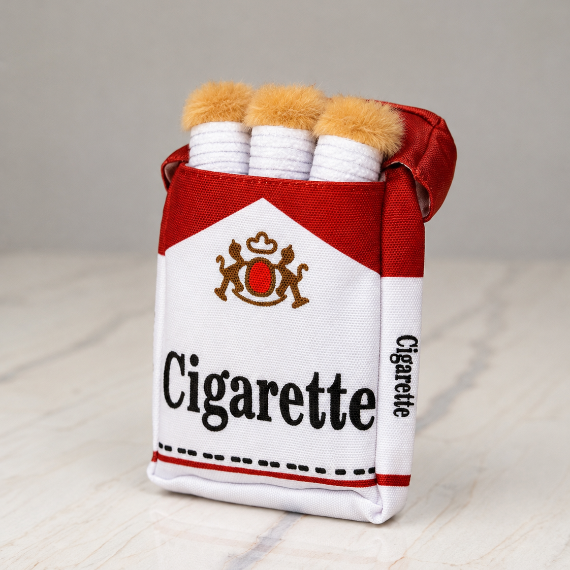 DoggoDiary cigarette hide-and-seek plush dog toy