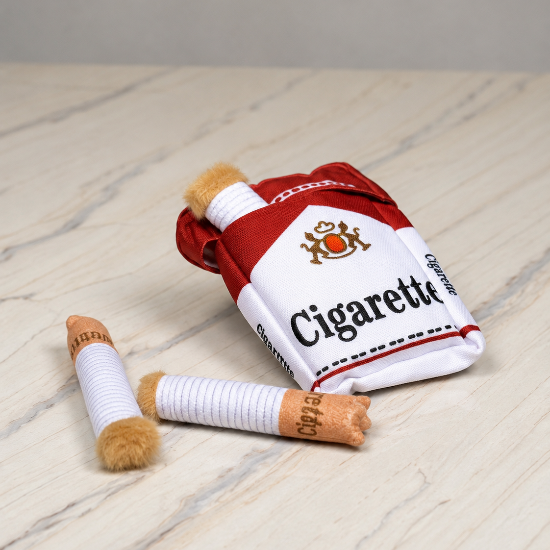 DoggoDiary cigarette hide-and-seek plush dog toy
