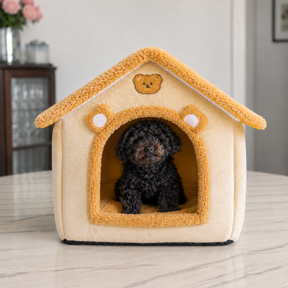 DoggoDiary cosy house bed for small dogs