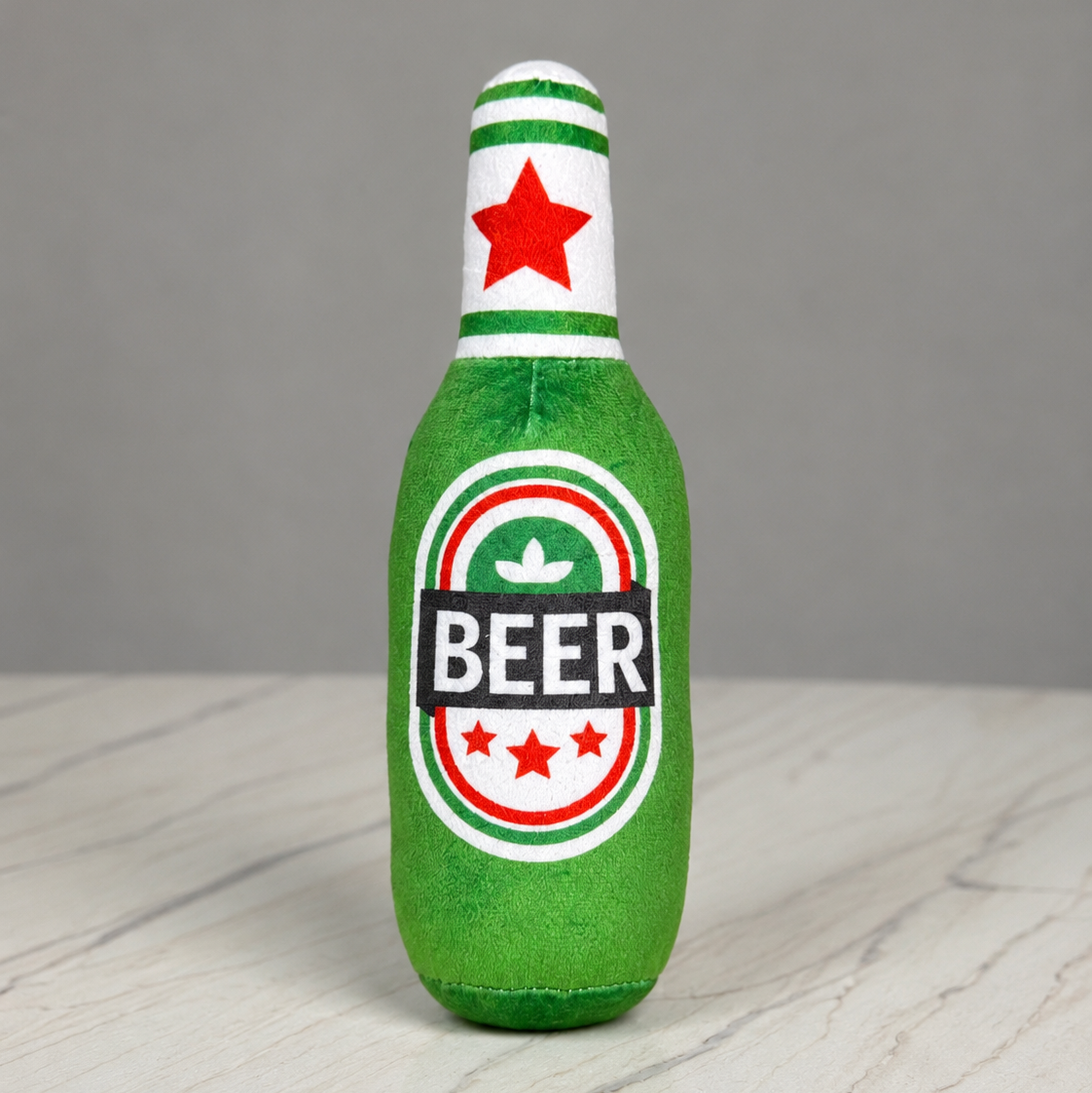 DoggoDiary beer bottle plush dog toys