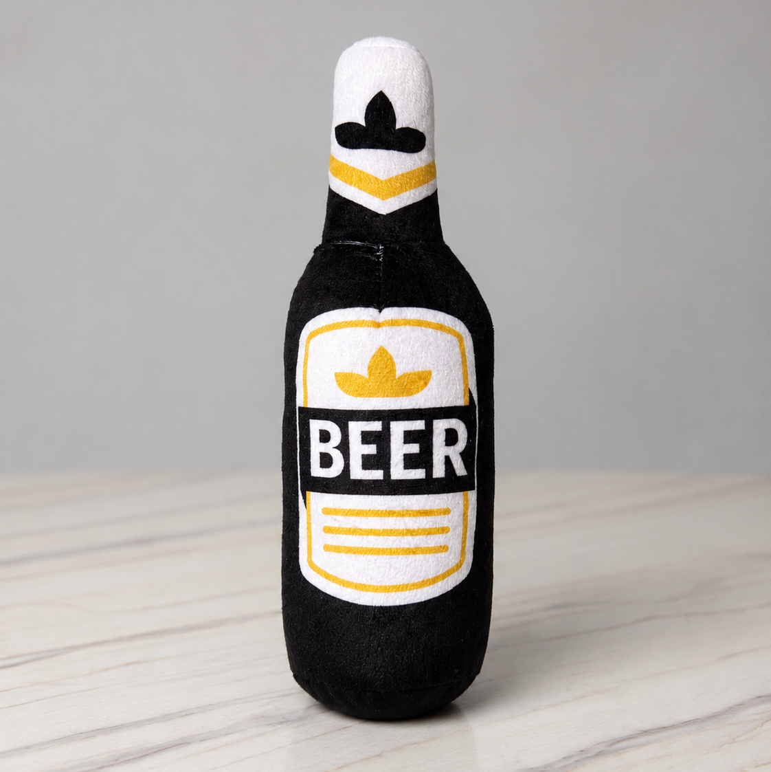 DoggoDiary beer bottle plush dog toys