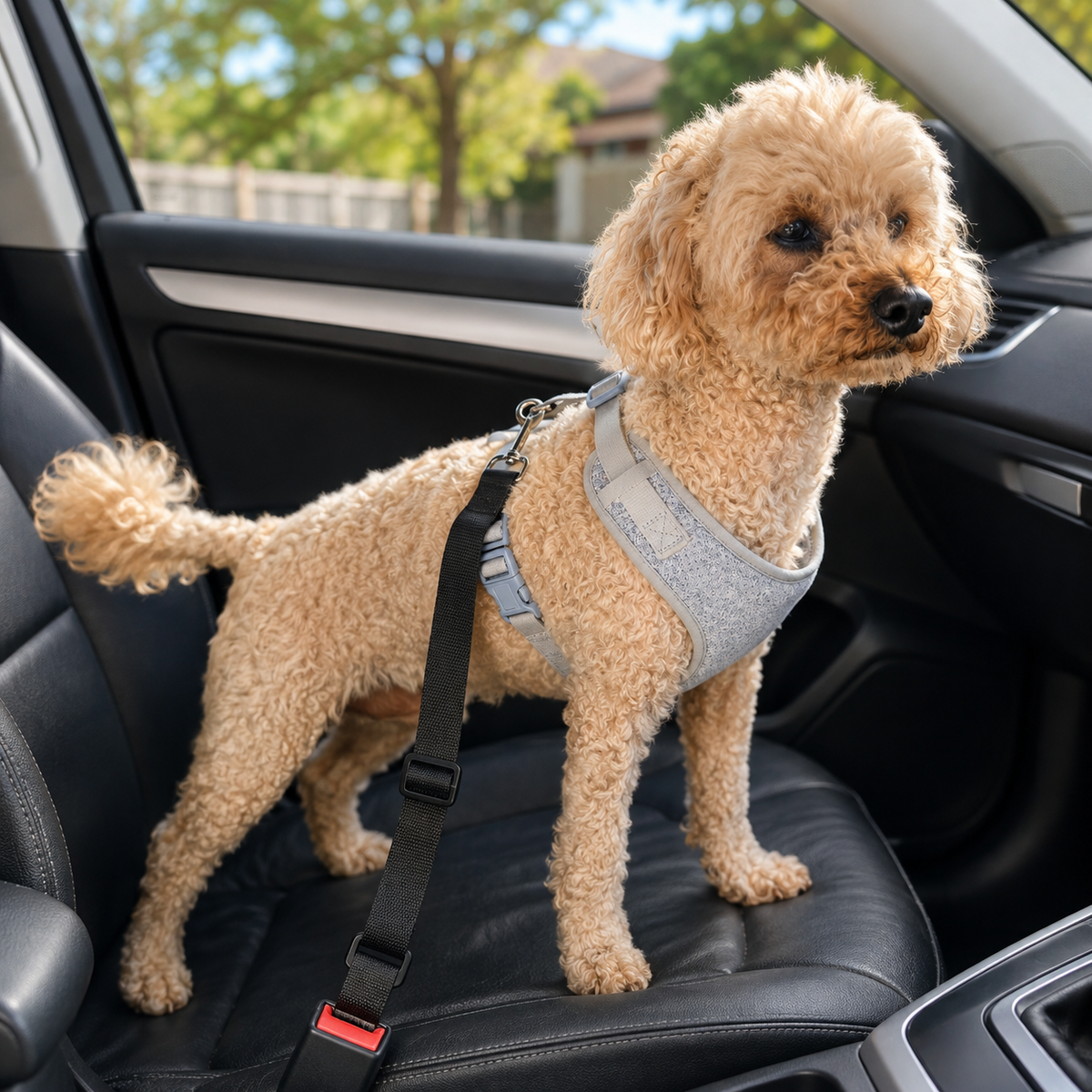 DoggoDiary Buckled Seatbelt
