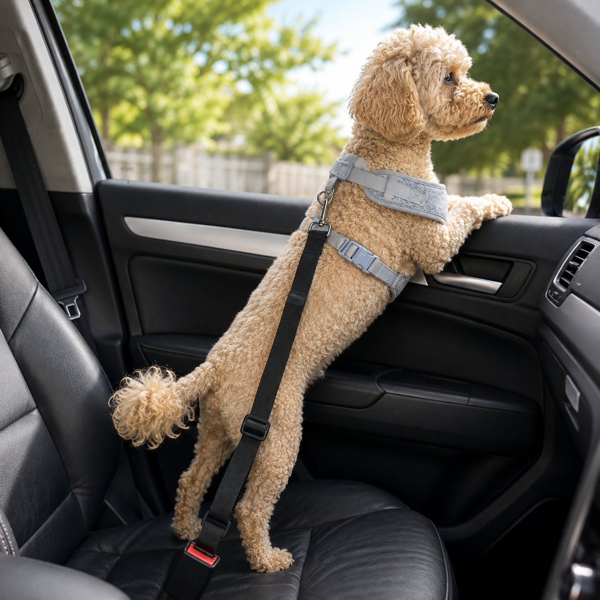 DoggoDiary Buckled Seatbelt
